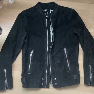 Mens DIESEL Suede Leather Jacket
